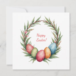 ソフトパステル色のイースターカード シーズンカード