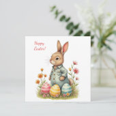 ソフトパステル色のイースターカード シーズンカード (スタンド正面)