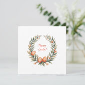 ソフトパステル色のイースターカード シーズンカード (スタンド正面)