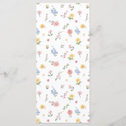 ソフトパステル華美春ガーデンフローラ結婚ズ メニュー (裏面)