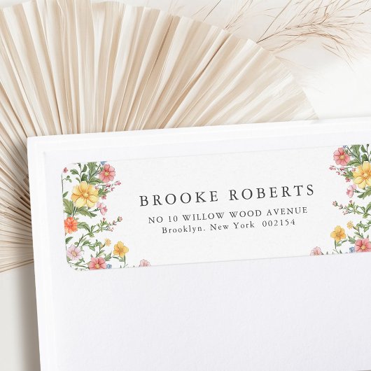 ソフトパステル華美春ガーデンフローラ結婚ズ ラベル