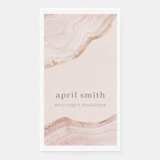 ソフトパステル赤面バラ金ゴールドアゲートマーブルテクスチャ (正面)