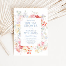 ソフトパステル開花ブライダルシャワー