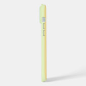 ソフトパテル縦ストライプ柄 iPhoneケース (左側面)