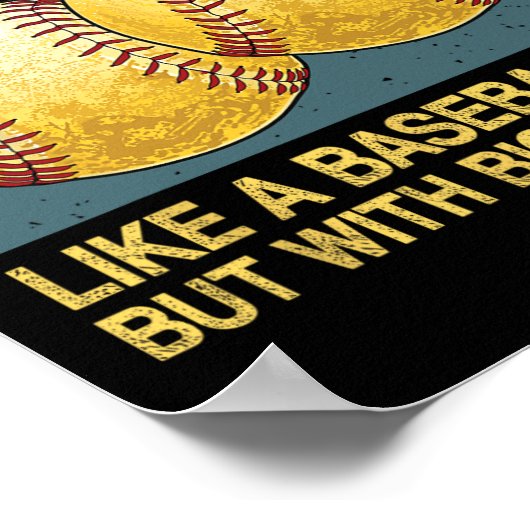 ソフトパパライク販売パパおもしろいパパファーザーズデイメンズ ポスター (角)