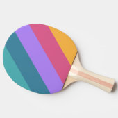 ソフトパンジーはっきりした夢ストライプの 卓球ラケット (横)