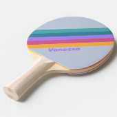 ソフトパンジーストライプのドリーム 卓球ラケット (正面アングル)