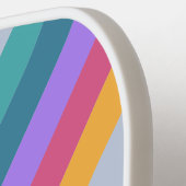 ソフトパンジーストライプドリーム ピックルボールラケット (左詳細)