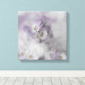 ソフトパンジー キャンバスプリント (インサイチュ (ウッドフロア))