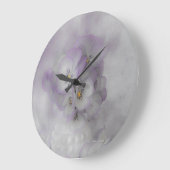 ソフトパンジー ラージ壁時計 (傾斜)