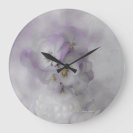 ソフトパンジー ラージ壁時計