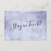 ソフトパープルグランジの「引っ越しました」エンクロージャカード エンクロージャーカード (裏面)