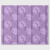 ソフトパープルテクスチャ ラッピングペーパー (フラット)