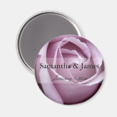 ソフトパープルバラパー結婚ソナルズ マグネット (正面/裏面)