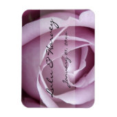 ソフトパープルバラパー結婚ソナルズ マグネット (縦)