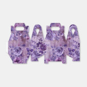 ソフトパープルフラワーズ フェイバーボックス (折り畳みなし)