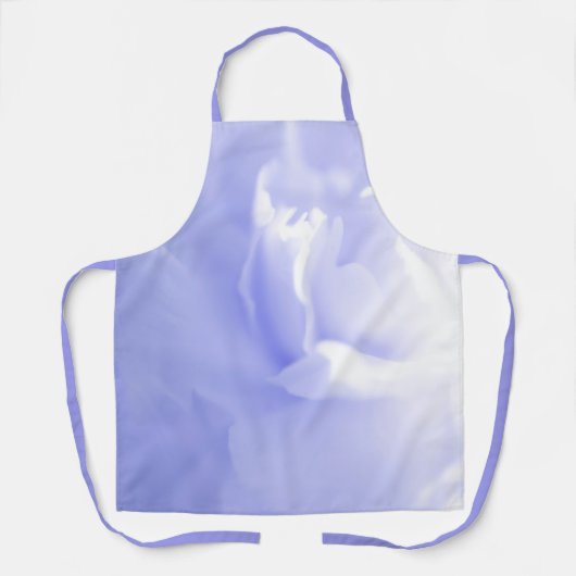 ソフトパープルフローラオールオーバープリントエプロン エプロン (正面)