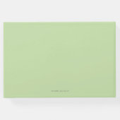 ソフトパープルリリー結婚ズ ゲストブック (裏面)