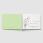 ソフトパープルリリー結婚ズ ゲストブック (全面)