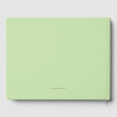 ソフトパープルリリー結婚ズ ゲストブック (裏面)