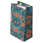 ソフトパ絵を描ステルポインセティアホリデイ スモールペーパーバッグ (裏面アングル)