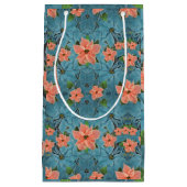 ソフトパ絵を描ステルポインセティアホリデイ スモールペーパーバッグ (正面)