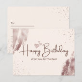 ソフトヒューズ誕生日グリーティングカー最高のド – ウィズズ ポストカード (正面/裏面)