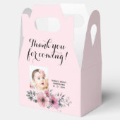 ソフトピかわいらしンクありがとうござ来う！《キリスト教》洗礼式や命名式 フェイバーボックス (オープン)