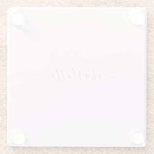 ソフトピかわいらしンクと赤面 ガラスコースター (裏面)