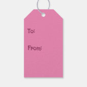 ソフトピきらめくックポインセチア ギフトタグ (裏面)