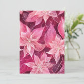 ソフトピきらめくックポインセチア シーズンカード (スタンド正面)