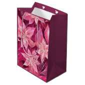 ソフトピきらめくックポインセチア ミディアムペーパーバッグ (裏面アングル)