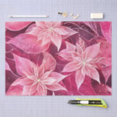 ソフトピきらめくックポインセチア 薄葉紙 (クラフト)