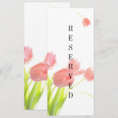 ソフトピエレガントックチューリップ予約サイン メニュー (正面/裏面)