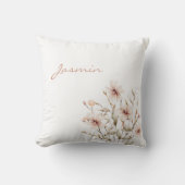 ソフトピエレガントックワイルドフラワー名 クッション (正面)