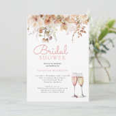 ソフトピエレガントンクフローラブライダルシャワー 招待状 (スタンド正面)