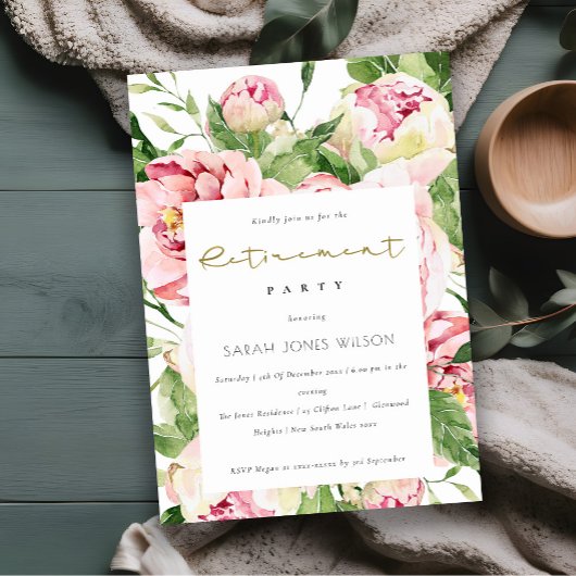 ソフトピエレガントンク赤面フローラ牡丹退職 招待状