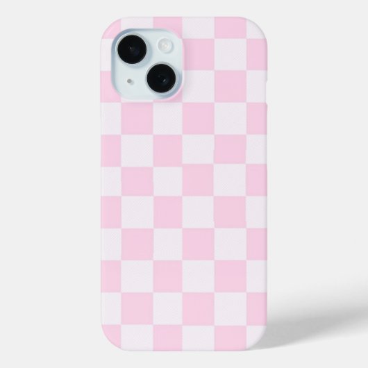 ソフトピフェミニンッ市松模様にク ガーリー Case-Mate iPhoneケース (裏面)