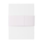 ソフトピモダンッエレガントクとセージのグリーン 招待状ベリーバンド (裏面例)