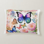 ソフトピローバタフライプリント アクセントクッション (裏面)