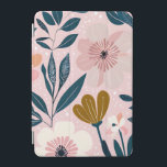 ソフトピンクおよびティール（緑がかった色）フェミニンフローラIPadケース iPad Miniカバー<br><div class="desc">このソフトポップ・アートのピかわいらしンク&ティール（緑がかった色）フローラIPadケースで電話に追加！穏やかなパステルや庭のパターインスパイアン、フェミニンそしてしゃれているこのケースは、ピンクとティール（緑がかった色）の心地よいパレットに繊細なフローラアートワークを備えている。このスリムでありながら耐久性のあるケースは、保護とスタイルの完璧なバランスである。あなたはあなたの朝のコーヒーを手に入れるか、ブランチに向かうかにかかわらず、このケースはすべての柔らかい女の子、コケット、またはフローラコアの美学を補完する。</div>