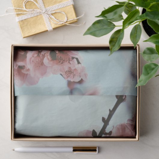 ソフトピンクさくらんぼブロッサムティッシュペーパー 薄葉紙 (ギフト)