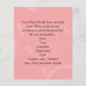 ソフトピンクさくらんぼ花 チラシ (裏面)