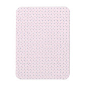 ソフトピンクとブルーのマイクロドット マグネット (縦)