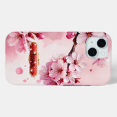 ソフトピンクのさくらんぼ花iPhone / iPadケース Case-Mate iPhoneケース (裏面 (横))