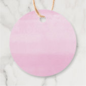 ソフトピンクのグリーンが夏の春の花を飾る フェイバータグ (裏面)