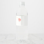 ソフトピンクのチューリップ ペットボトルラベル (裏面)