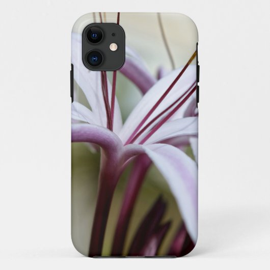 ソフトピンクのユリの花の植物学的な写真アート Case-Mate iPhoneケース (裏面)