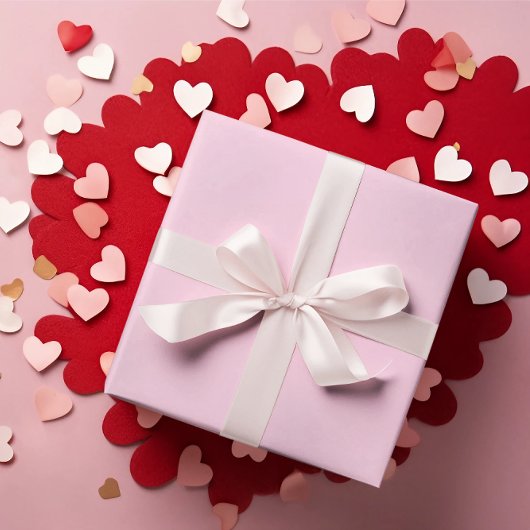 ソフトピンクのラッピング紙転が ラッピングペーパー