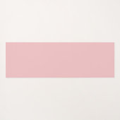 ソフトピンクの家族の写真パーソナライズされた ヨガマット (裏面(横))